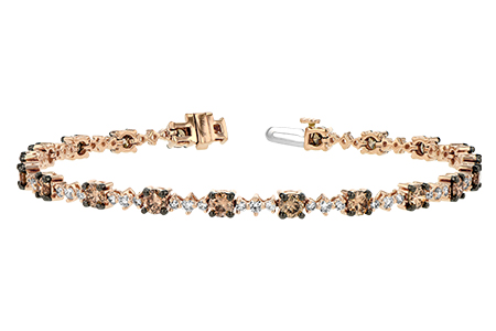 H233-97220: BRACELET 3.05 BROWN DIA 4.10 TW