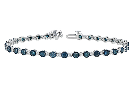 H233-99911: BRACELET 2.35 BLUE DIA 3.17 TW