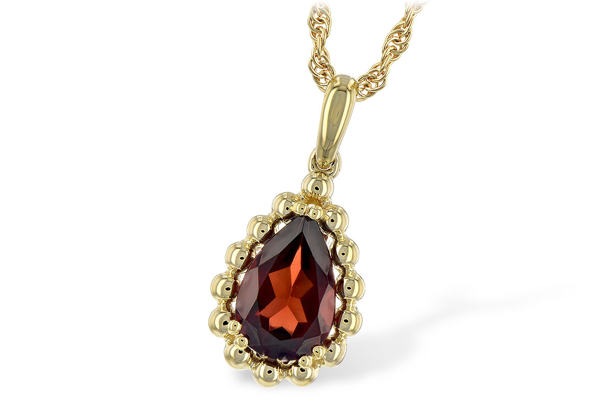 H234-86347: NECKLACE 1.38 CT GARNET