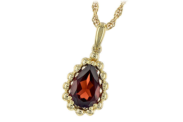 H234-86347: NECKLACE 1.38 CT GARNET