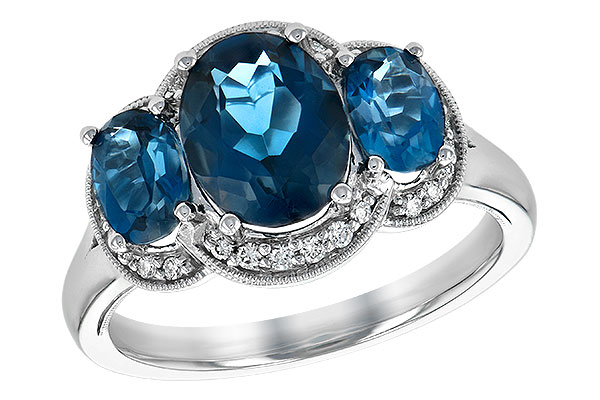 H234-89020: LDS RG 4.20 BLUE TOPAZ 4.33 TGW