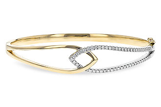 H234-89983: BANGLE BRACELET .50 TW