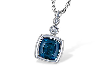 H235-76283: NECK 1.50 LONDON BLUE TOPAZ 1.54 TGW