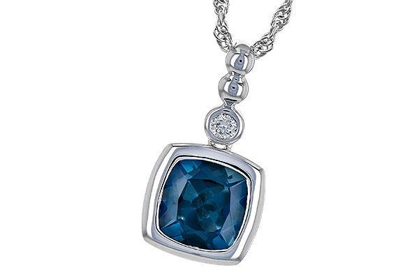 H235-76283: NECK 1.50 LONDON BLUE TOPAZ 1.54 TGW