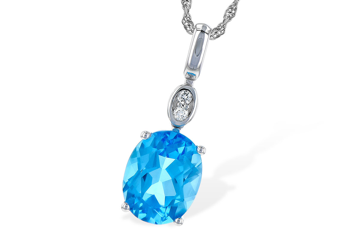 H235-80902: NECK 2.84 BLUE TOPAZ 2.87 TGW (10x8MM BT)