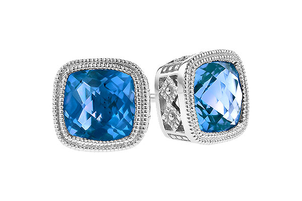 H318-47183: EARR 2.20 TW BLUE TOPAZ