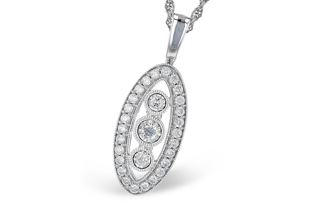H318-47256: NECKLACE .34 TW
