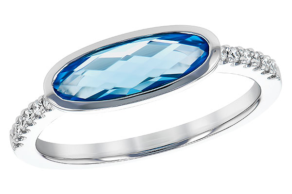 H318-49065: LDS RG 1.30 BLUE TOPAZ 1.40 TGW