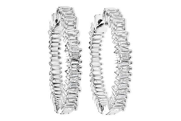 H318-51774: EARR .35 CTS TW BAGUETTE DIAS