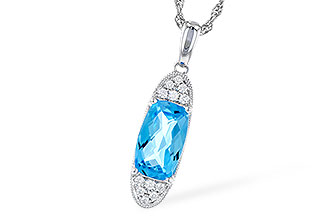 H319-37211: NECK 2.02 BLUE TOPAZ 2.12 TGW