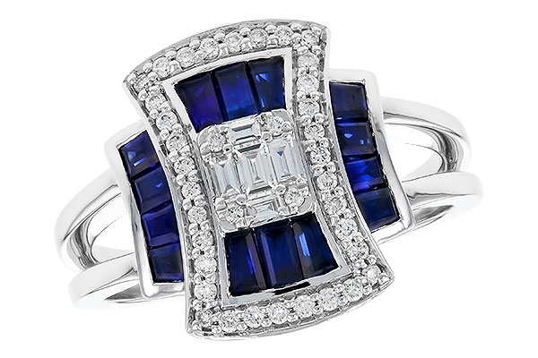 H319-44465: LDS RG .87 TW SAPPHIRE 1.22 TGW