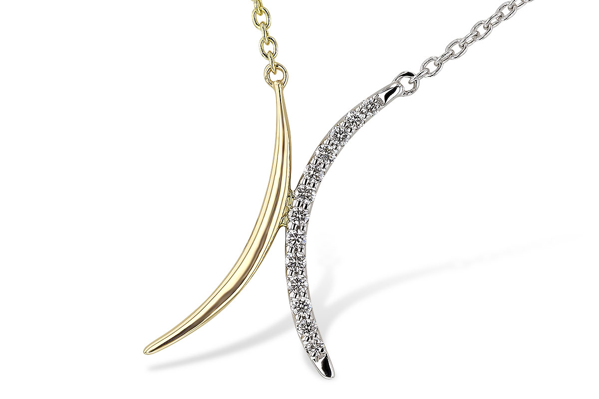 H320-28120: NECKLACE .14 TW (18")