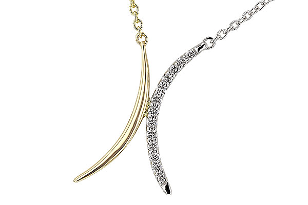 H320-28120: NECKLACE .14 TW (18")