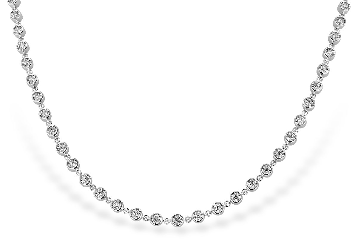 H320-28147: NECKLACE 3.40 TW (18")