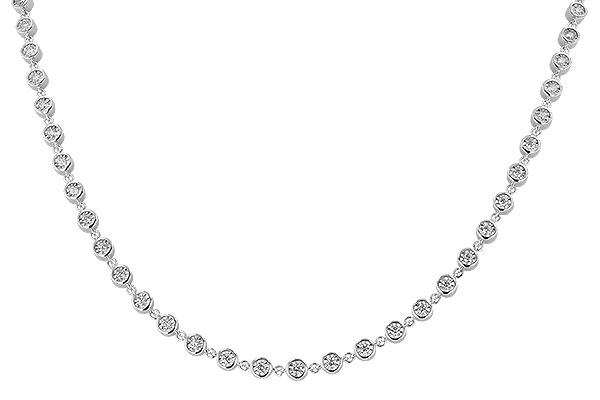 H320-28147: NECKLACE 3.40 TW (18")