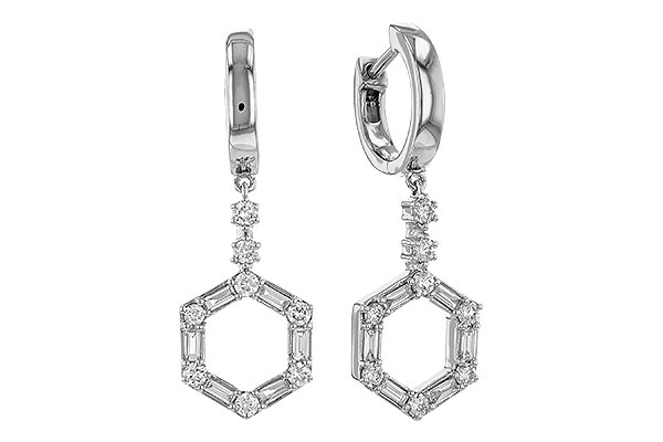 H320-29020: EARRINGS .23 BAG .60 TW