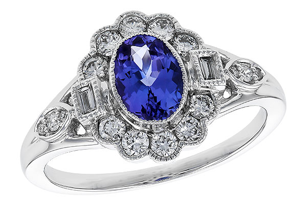 H320-29056: LDS RG .80 TANZANITE 1.20 TGW (7x5MM OV)