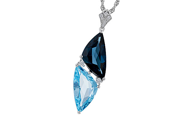 H320-29956: NECK 6.87 BLUE TOPAZ 6.97 TGW