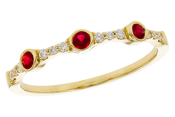 H320-30865: LDS WED RG .15 RUBY .24 TGW