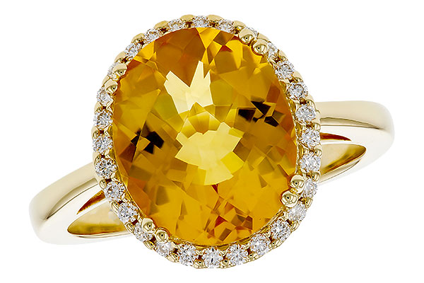 H320-30874: LDS RG 3.85 CITRINE 4.05 TGW (12x10MM OV)
