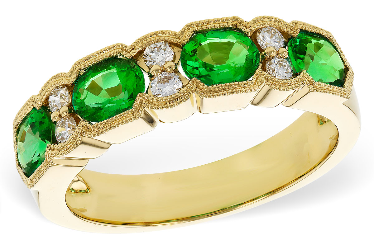 H320-35429: LDS WED RG 1.20 EMERALD 1.38 TGW (5x4MM EMER)