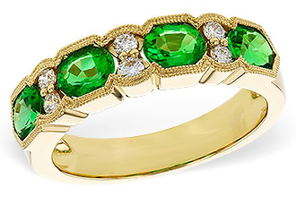 H320-35429: LDS WED RG 1.20 EMERALD 1.38 TGW (5x4MM EMER)