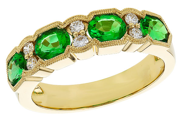 H320-35429: LDS WED RG 1.20 EMERALD 1.38 TGW (5x4MM EMER)