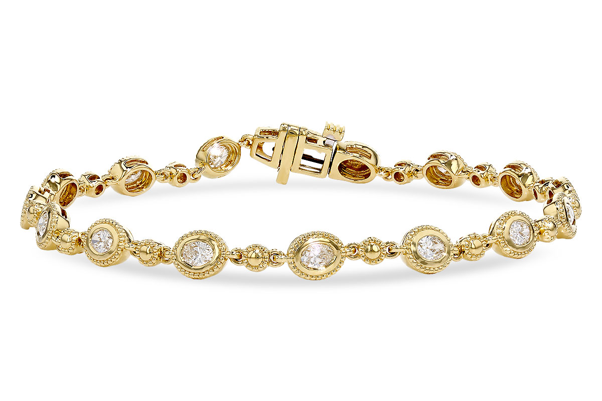 H320-35438: BRACELET 1.25 TW OVAL DIAS (7")