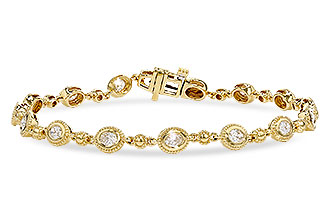 H320-35438: BRACELET 1.25 TW OVAL DIAS (7")