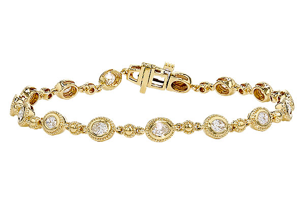 H320-35438: BRACELET 1.25 TW OVAL DIAS (7")