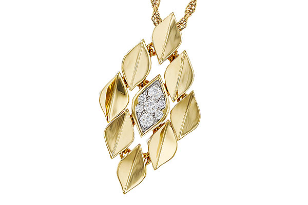 H321-19056: NECKLACE .15 TW