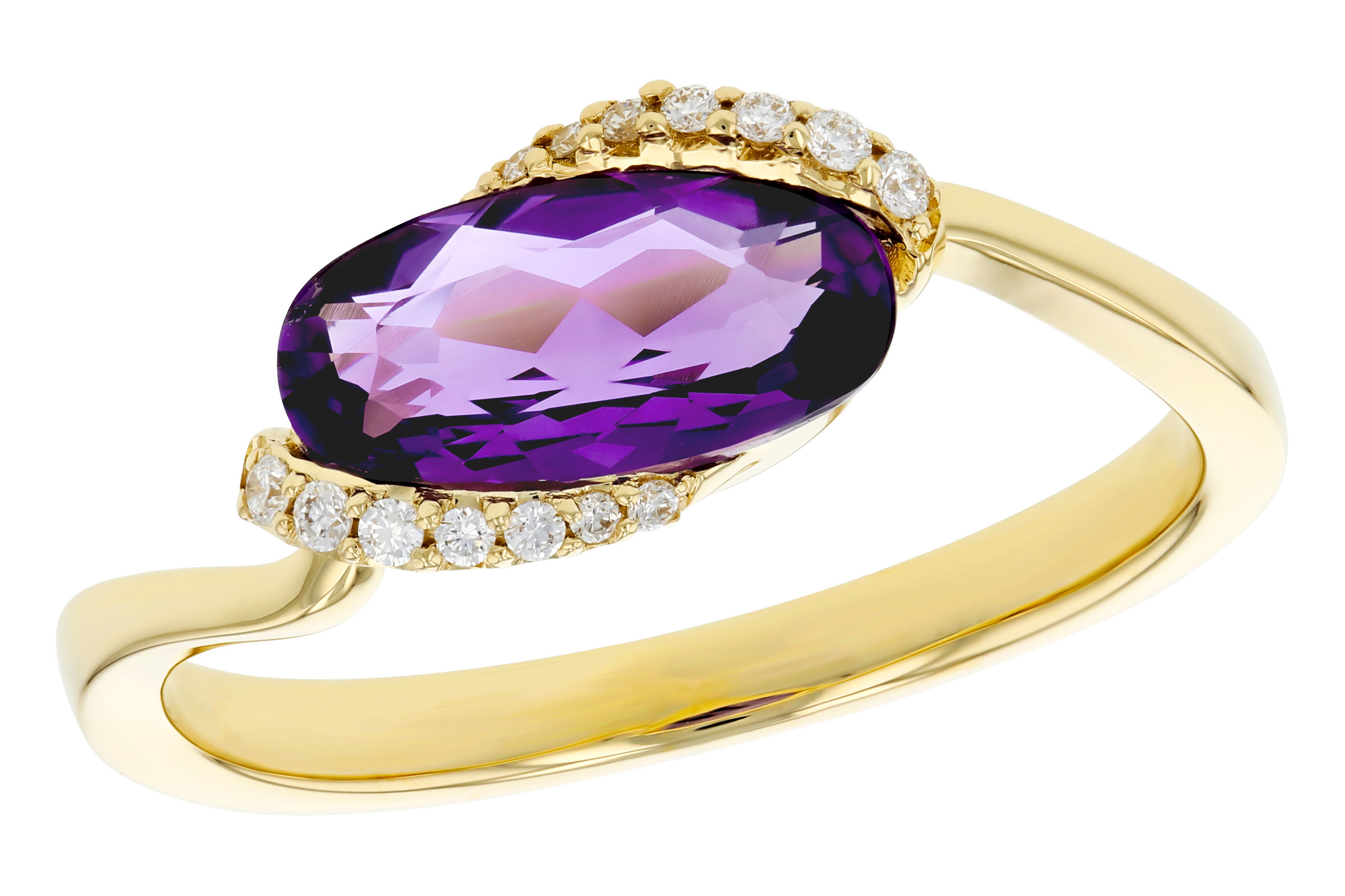 H321-20865: LDS RG 1.07 TW AMETHYST 1.13 TGW (10x5MM AMY)