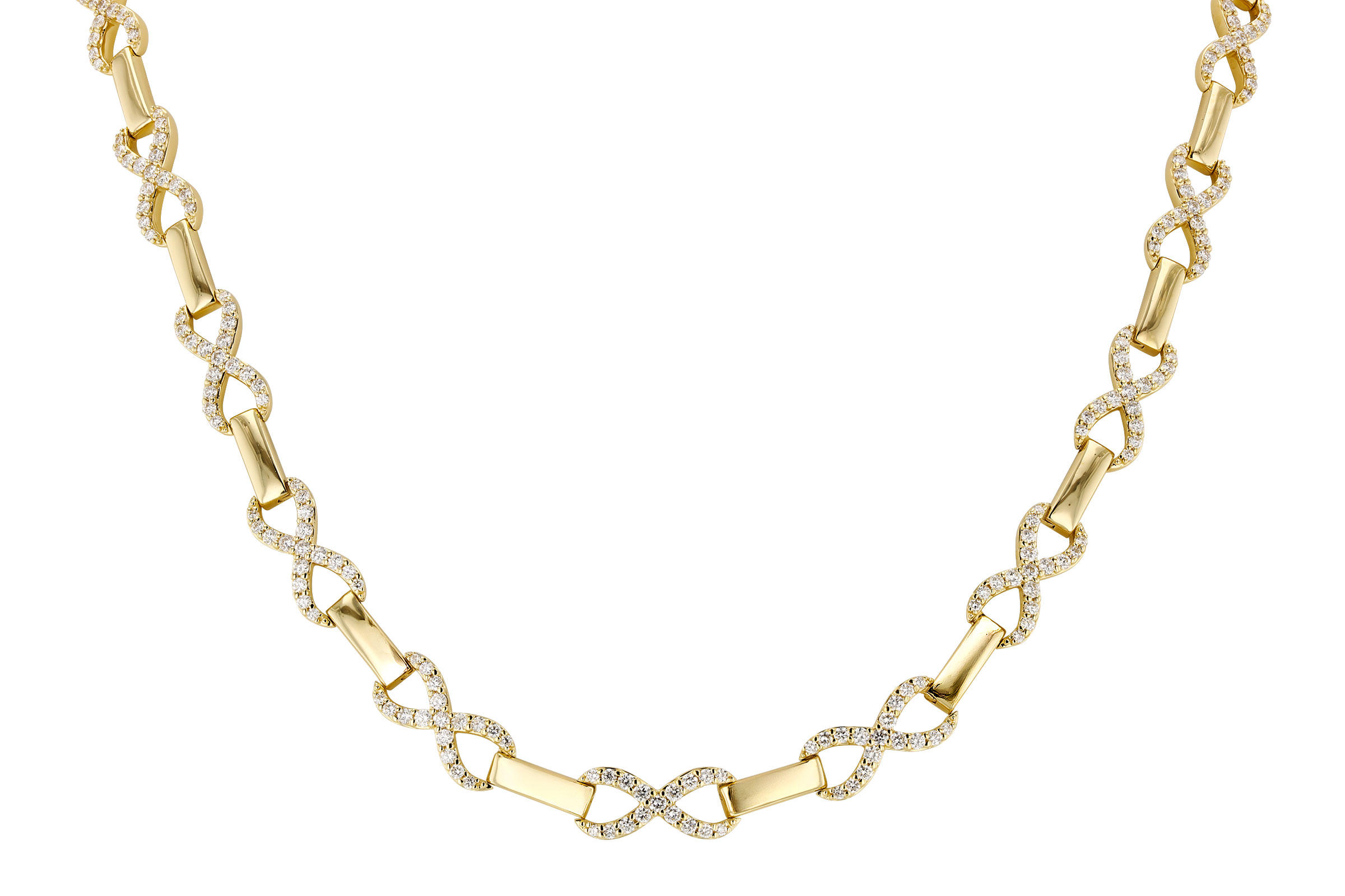 H321-20874: NECKLACE 2.20 TW (17")
