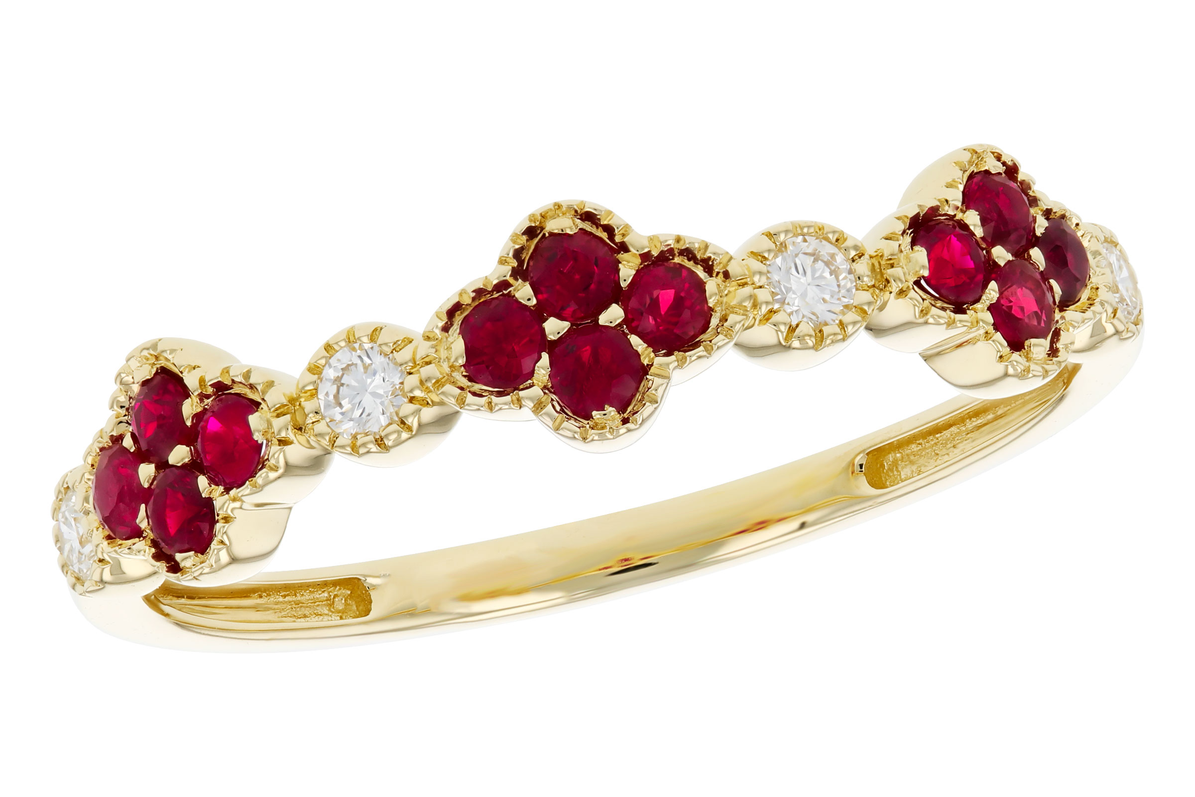 H321-21747: LDS WED RG .22 TW RUBY .30 TGW