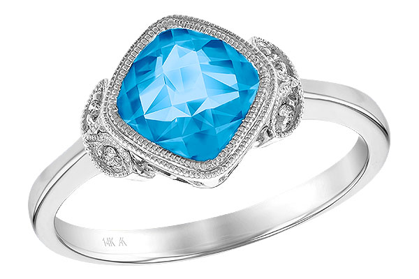 K232-16311: LDS RG 1.63 BLUE TOPAZ 1.65 TGW