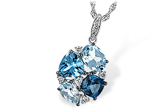 K234-83547: NECK 2.60 BLUE TOPAZ 2.70 TGW