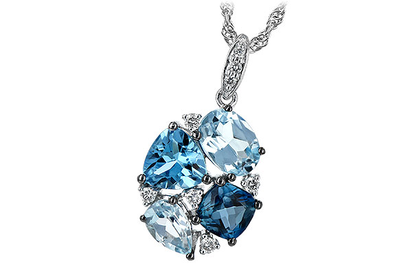 K234-83547: NECK 2.60 BLUE TOPAZ 2.70 TGW