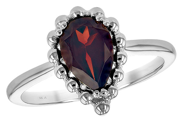 K234-86347: LDS GARNET RING 1.38 CT