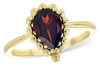 K234-86347: LDS GARNET RING 1.38 CT