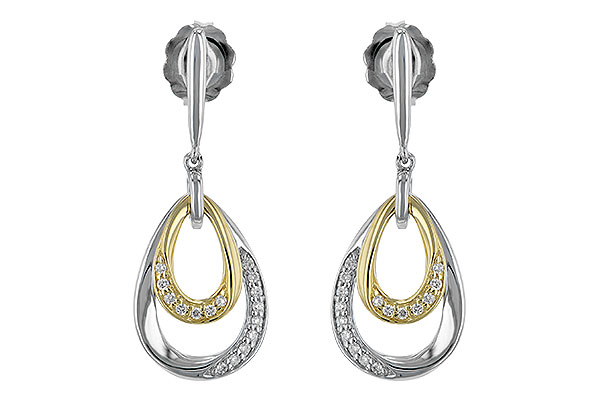K234-88138: EARRINGS .12 TW