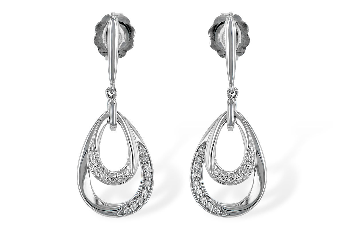 K234-88138: EARRINGS .12 TW