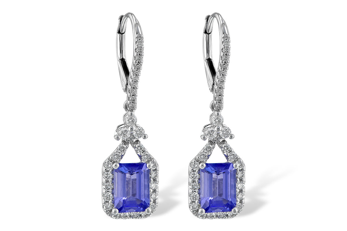 K235-73592: EARR 1.60 TW TANZANITE 2.08 TGW