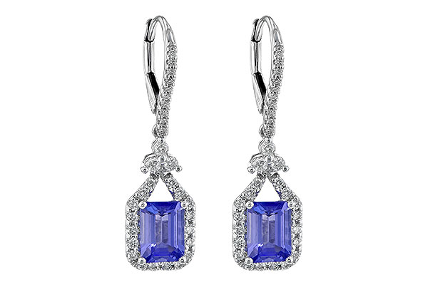 K235-73592: EARR 1.60 TW TANZANITE 2.08 TGW