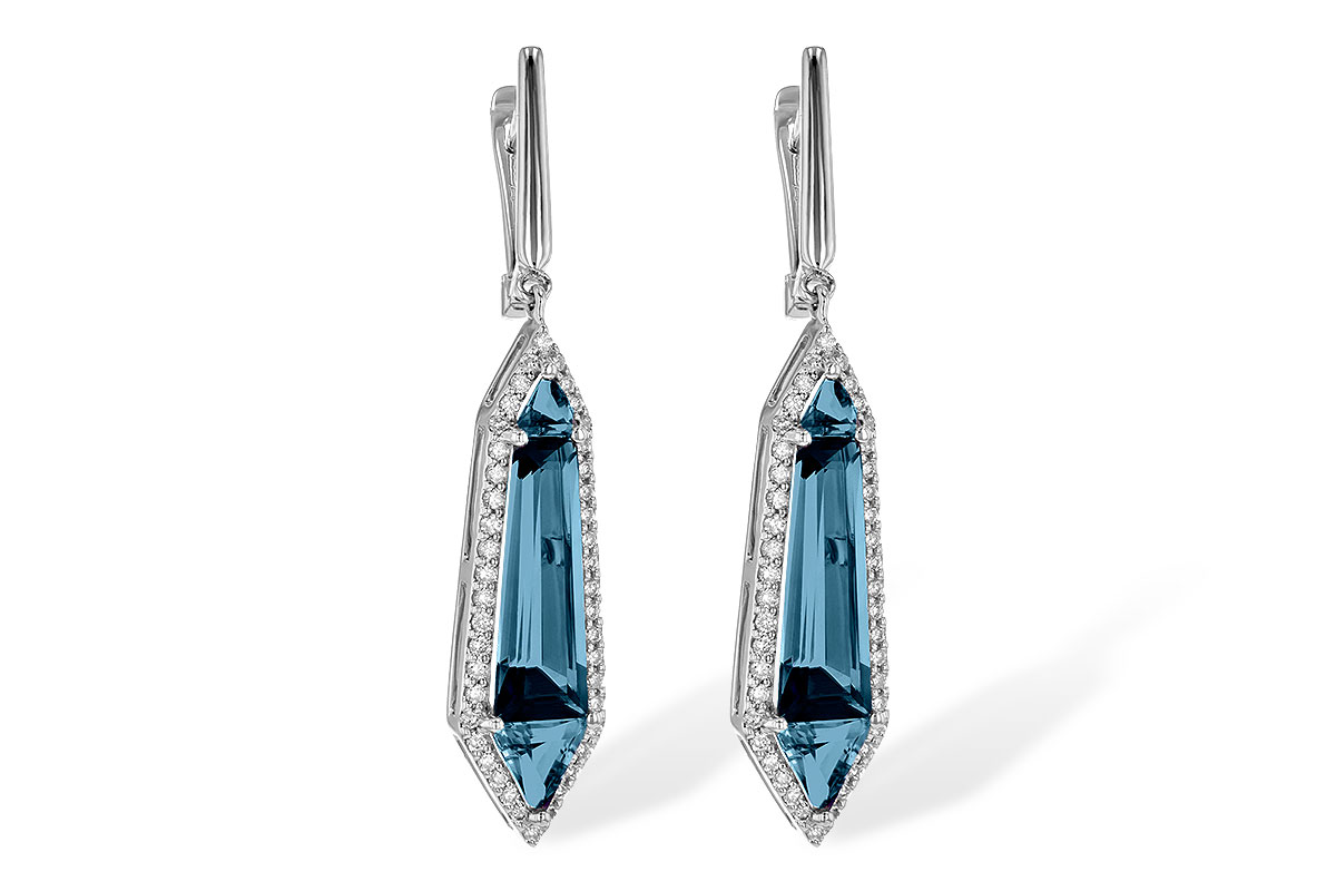 K235-76283: EARR 5.25 LONDON BLUE TOPAZ 5.67 TGW