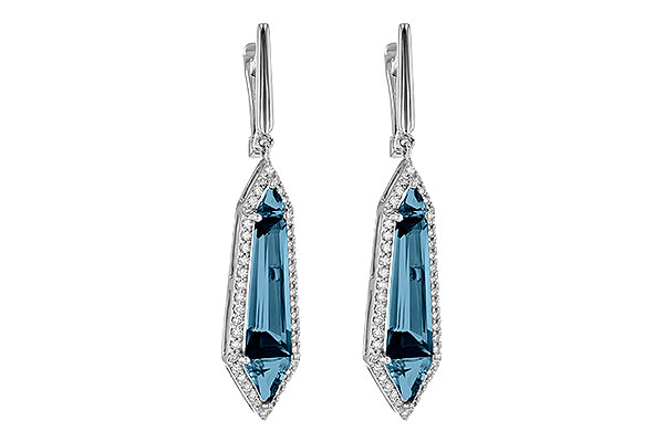 K235-76283: EARR 5.25 LONDON BLUE TOPAZ 5.67 TGW