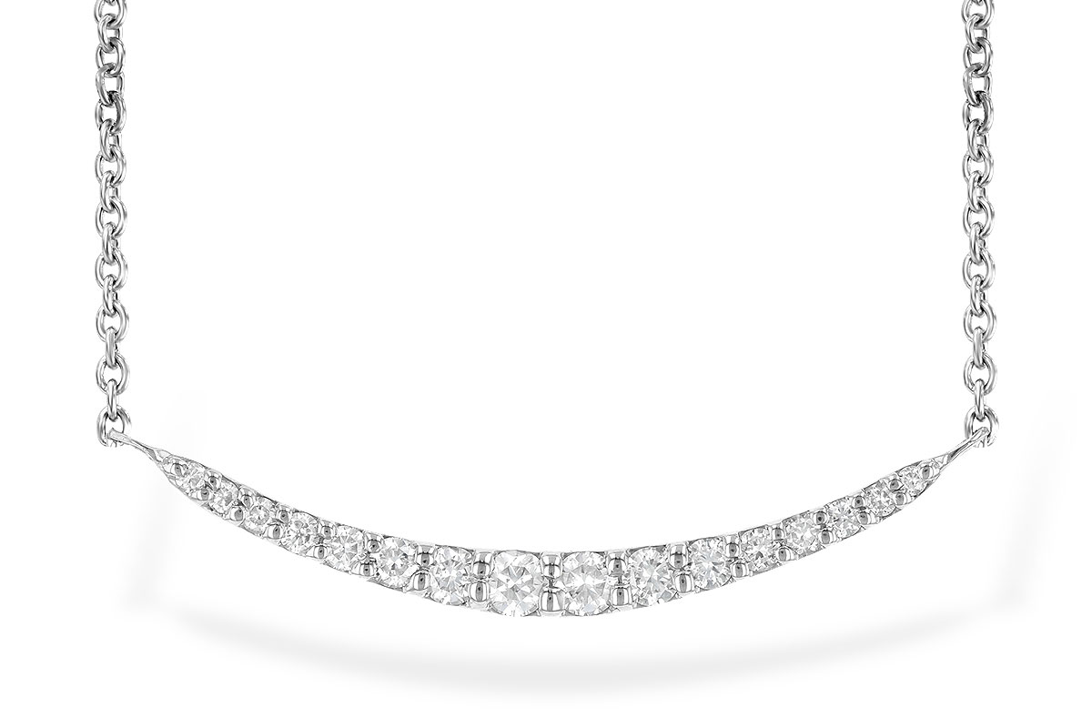 K235-78174: NECKLACE .20 TW (16 STONES)