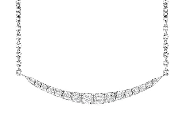 K235-78174: NECKLACE .20 TW (16 STONES)