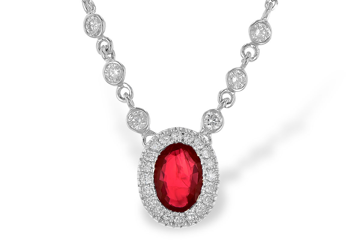K235-79920: NECK .70 RUBY .94 TGW (17")