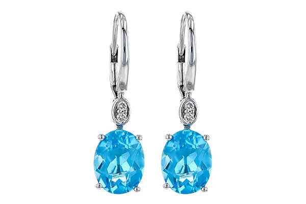 K235-81729: EARR 3.70 TW BLUE TOPAZ 3.75 TGW (9x7MM BT)