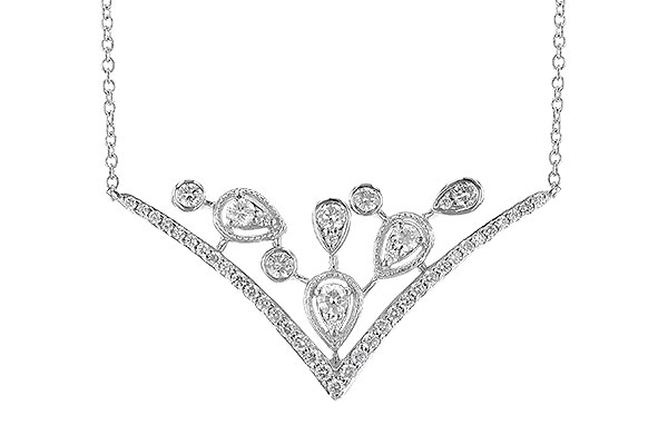 K318-49929: NECKLACE .45 TW
